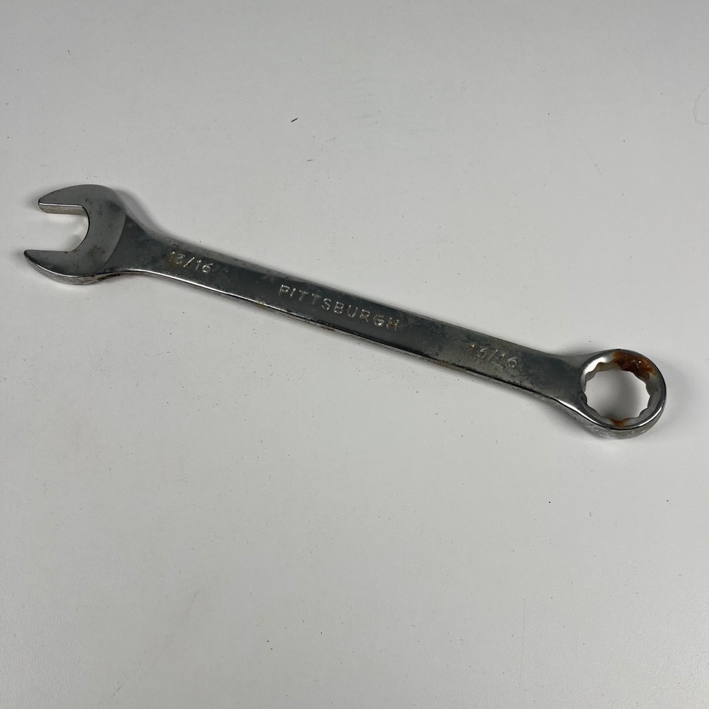 Pittsburgh 13/16 Inch Combination Wrench Chrome Vanadium Steel Hand Tool India